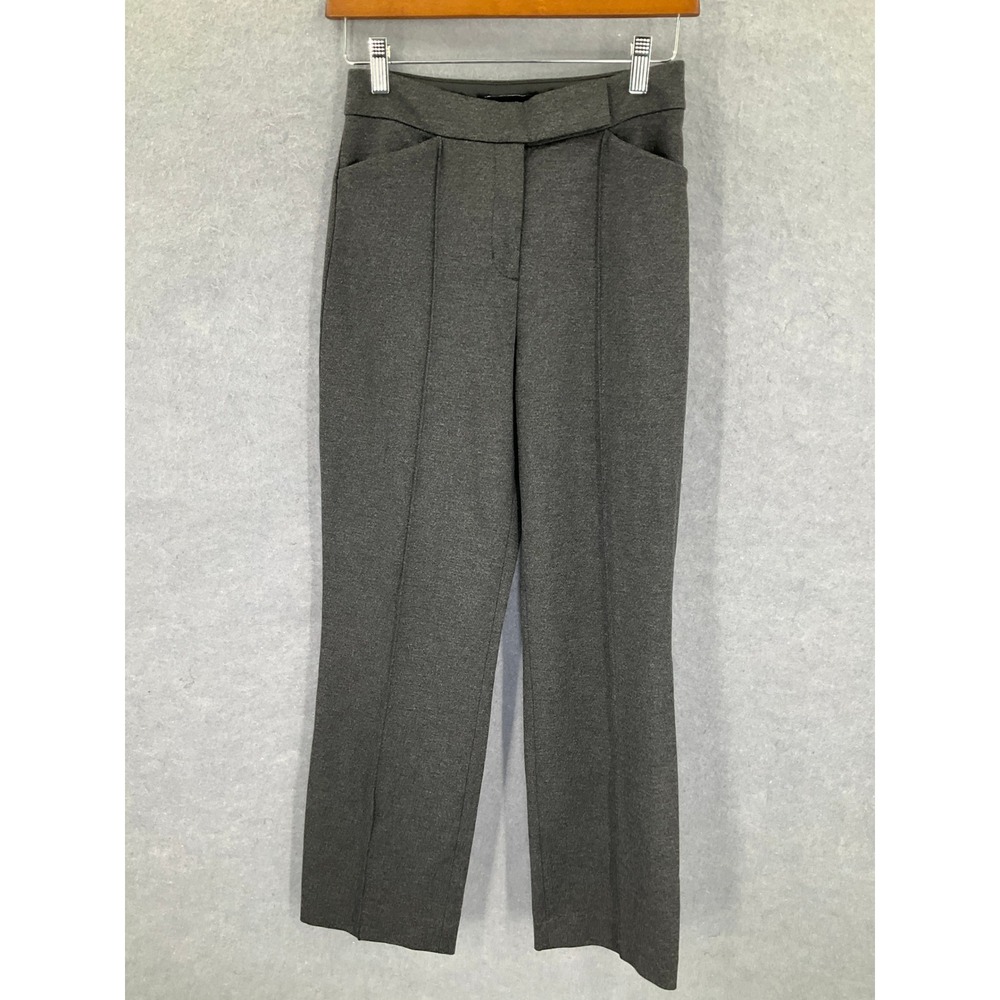 Express Womens Gray High Waisted Trouser Career Pants Dress Pants Size‎ 2